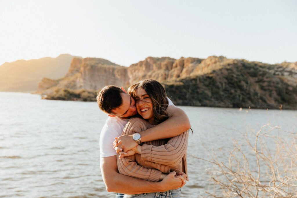 Arizona Engagement Photos at Saguaro Lake Mrs. Ferree Photography