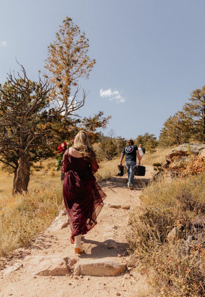 Fall Colorado elopement at Hermit Park Open Space 