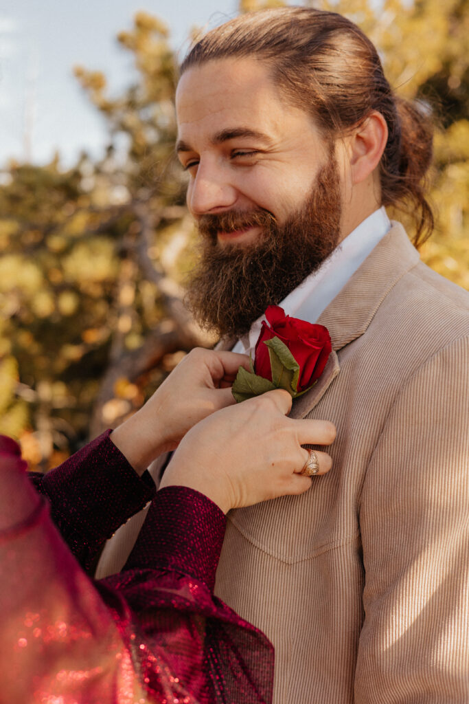 Fall Colorado elopement at Hermit Park Open Space 