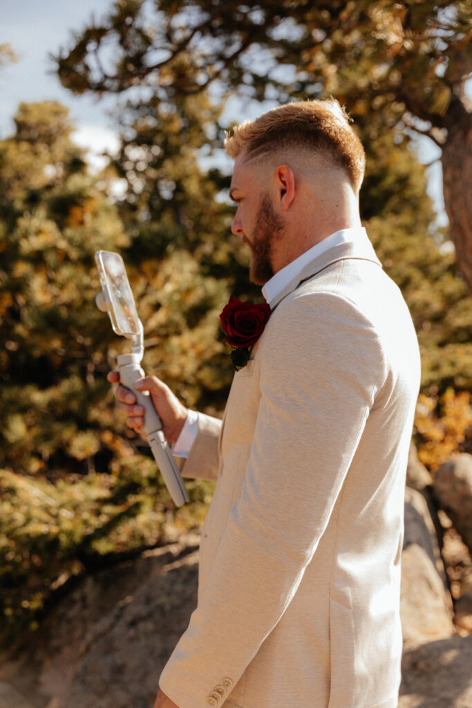 Fall Colorado elopement at Hermit Park Open Space 