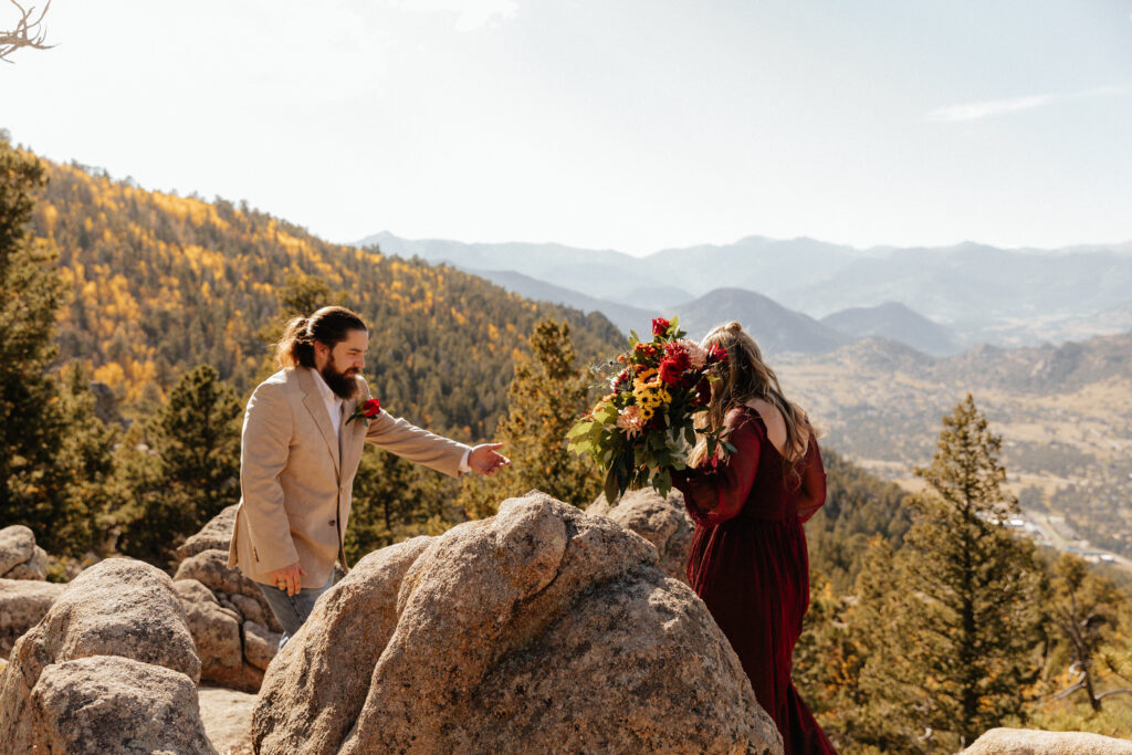 Fall Colorado elopement at Hermit Park Open Space 