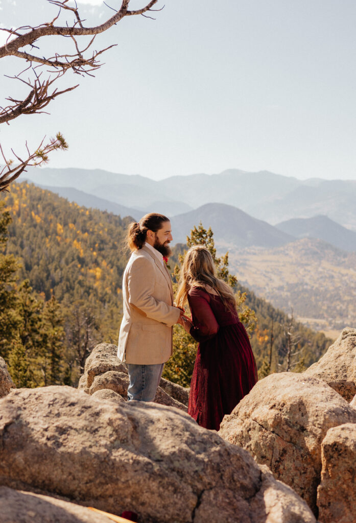 Fall Colorado elopement at Hermit Park Open Space 