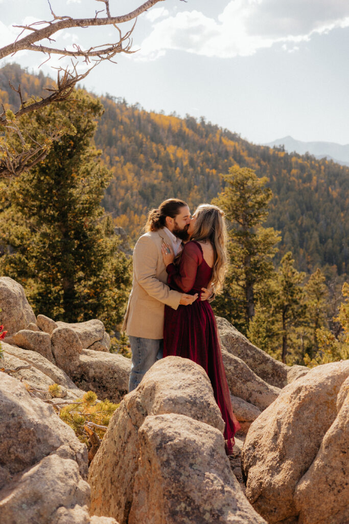 Fall Colorado elopement at Hermit Park Open Space 