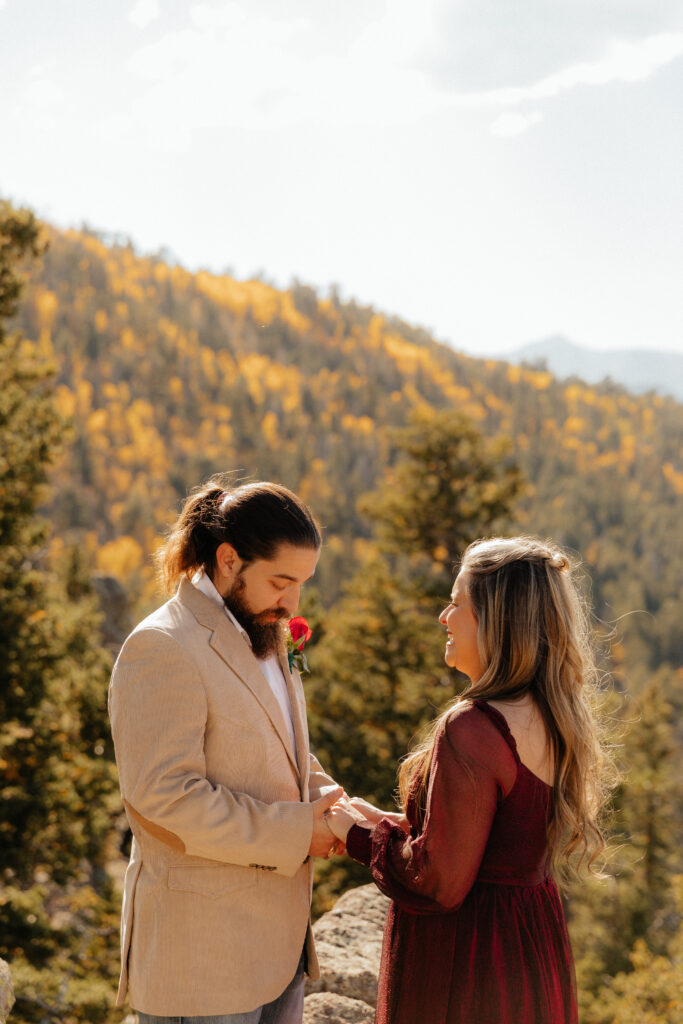 Fall Colorado elopement at Hermit Park Open Space 