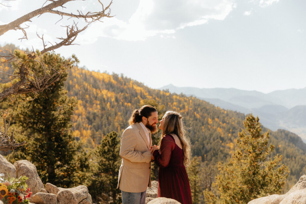 Fall Colorado elopement at Hermit Park Open Space 