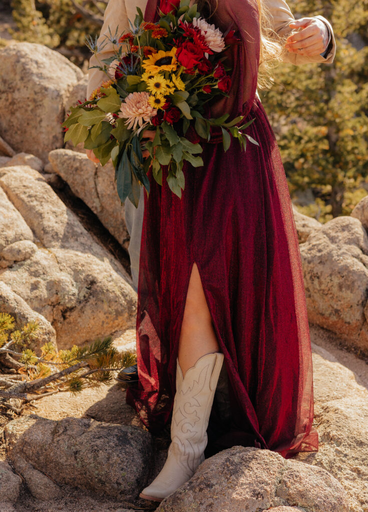 Fall Colorado elopement at Hermit Park Open Space 