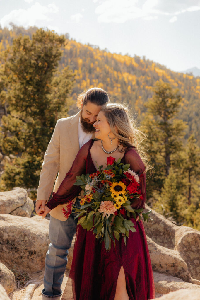 Fall Colorado elopement at Hermit Park Open Space 