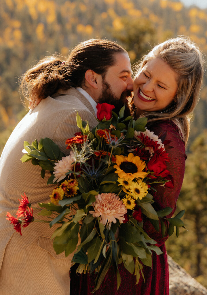 Fall Colorado elopement at Hermit Park Open Space 