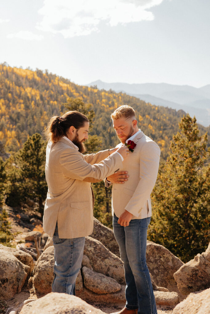 Fall Colorado elopement at Hermit Park Open Space 