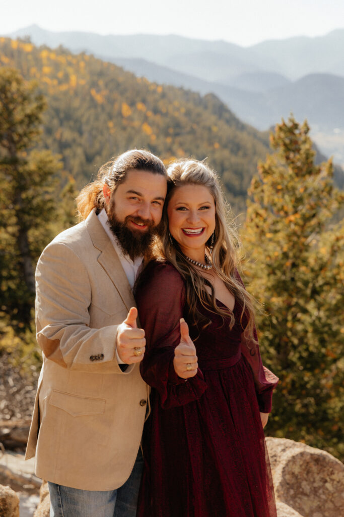 Fall Colorado elopement at Hermit Park Open Space 