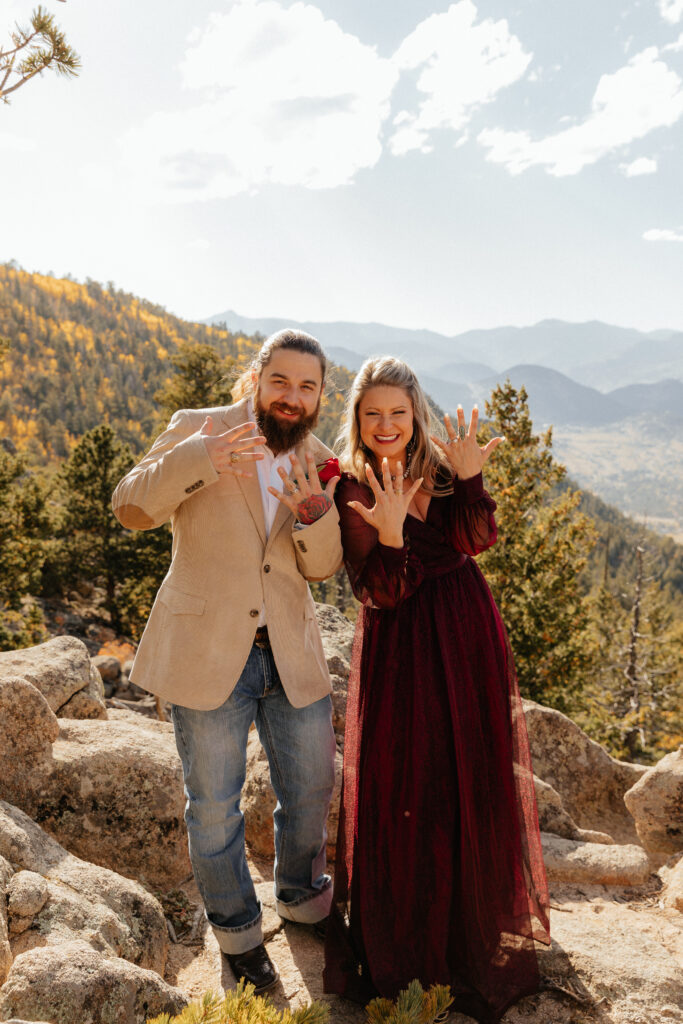 Fall Colorado elopement at Hermit Park Open Space 