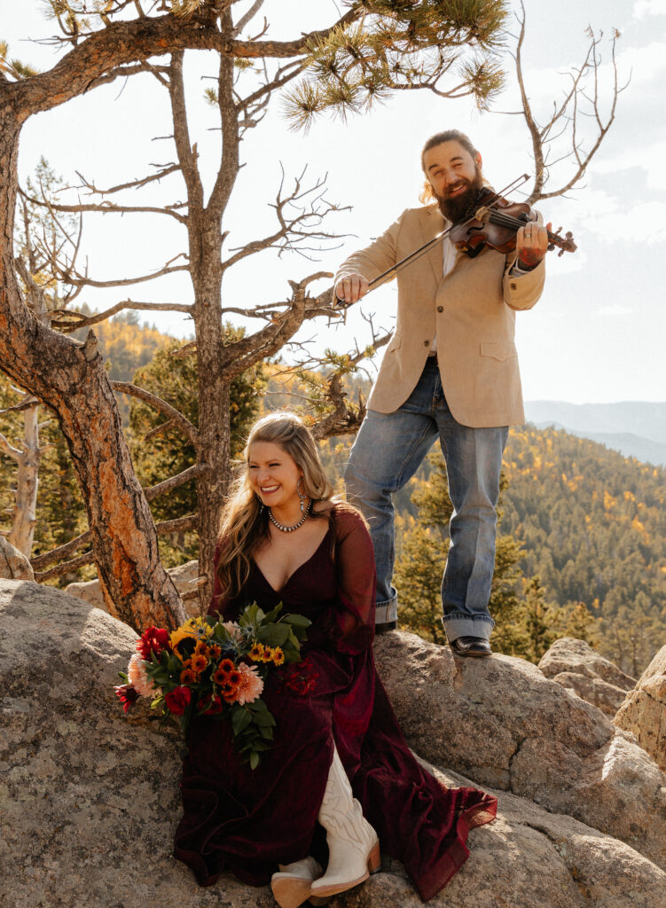 Fall Colorado elopement at Hermit Park Open Space 