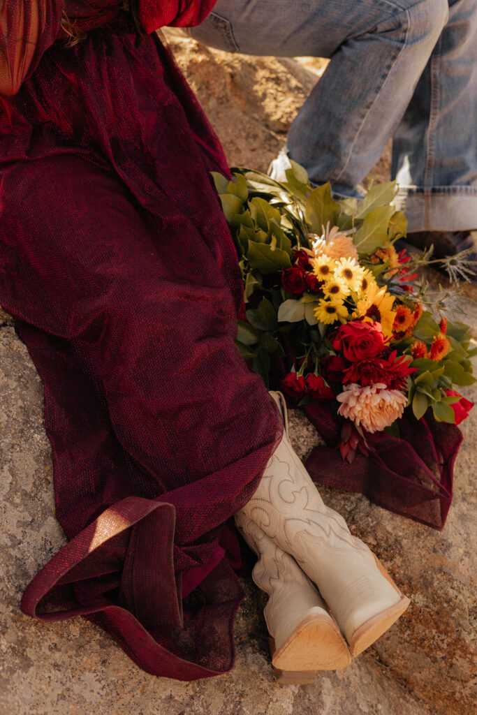 Fall Colorado elopement at Hermit Park Open Space 