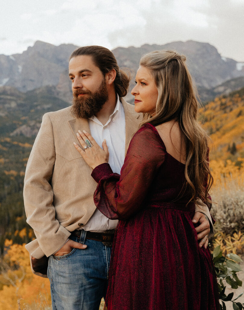 Fall elopement in Rocky Mountain National Park