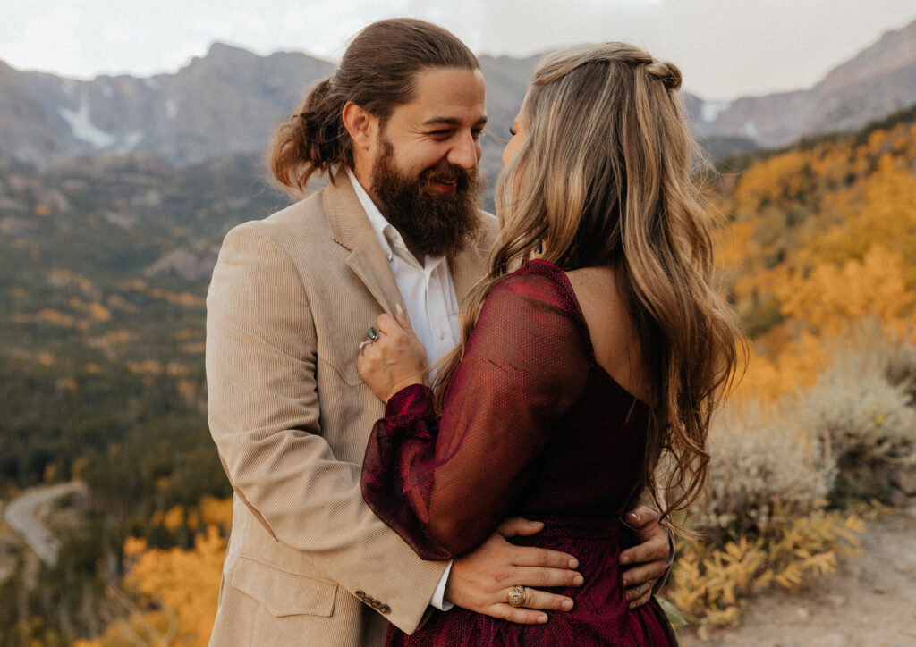 Fall elopement in Rocky Mountain National Park