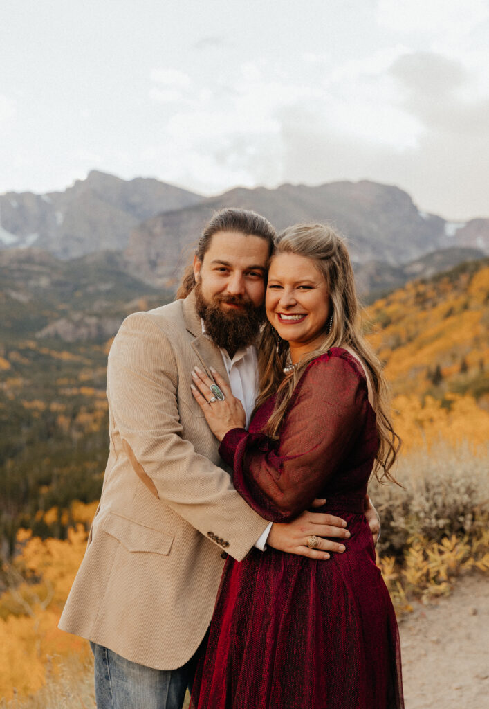 Fall elopement in Rocky Mountain National Park