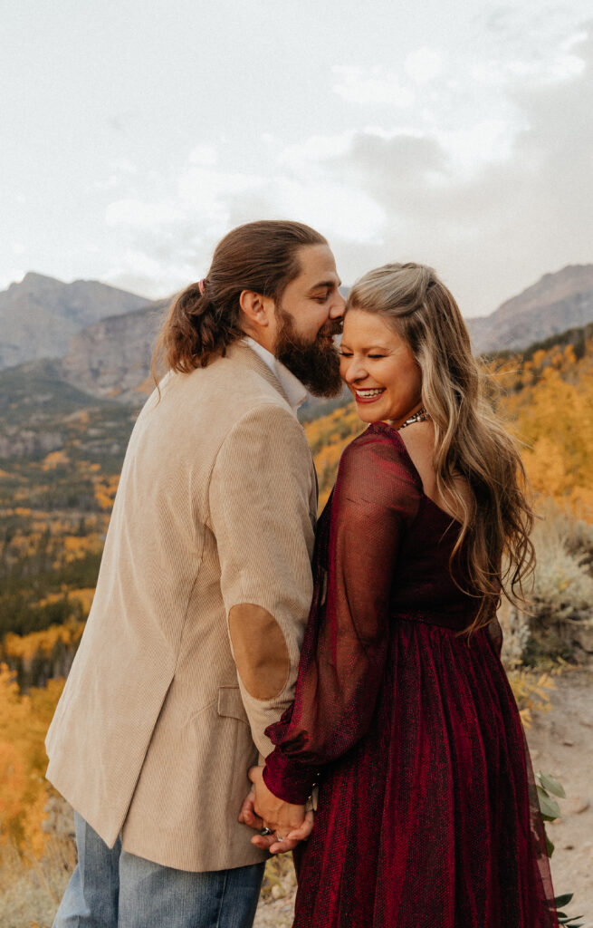 Fall elopement in Rocky Mountain National Park