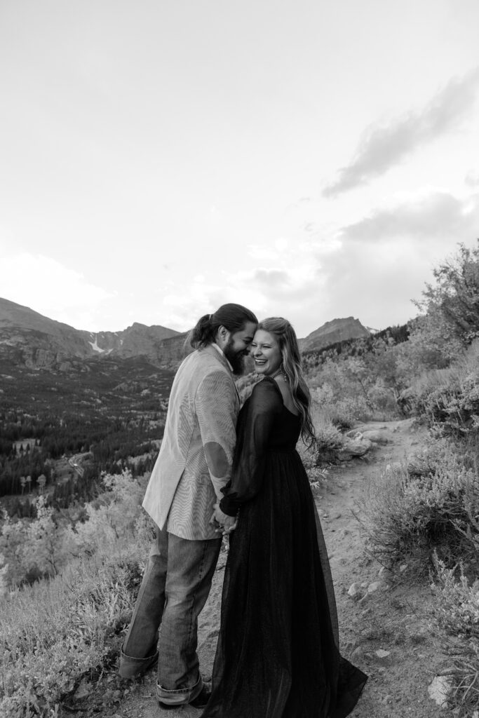 Fall elopement in Rocky Mountain National Park