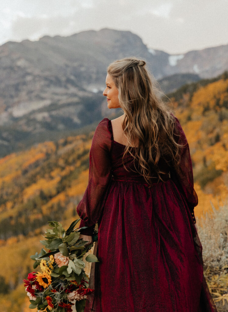 Fall elopement in Rocky Mountain National Park