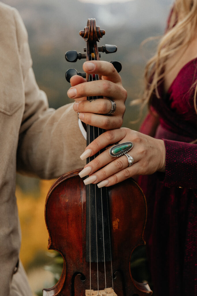 Fall elopement in Rocky Mountain National Park