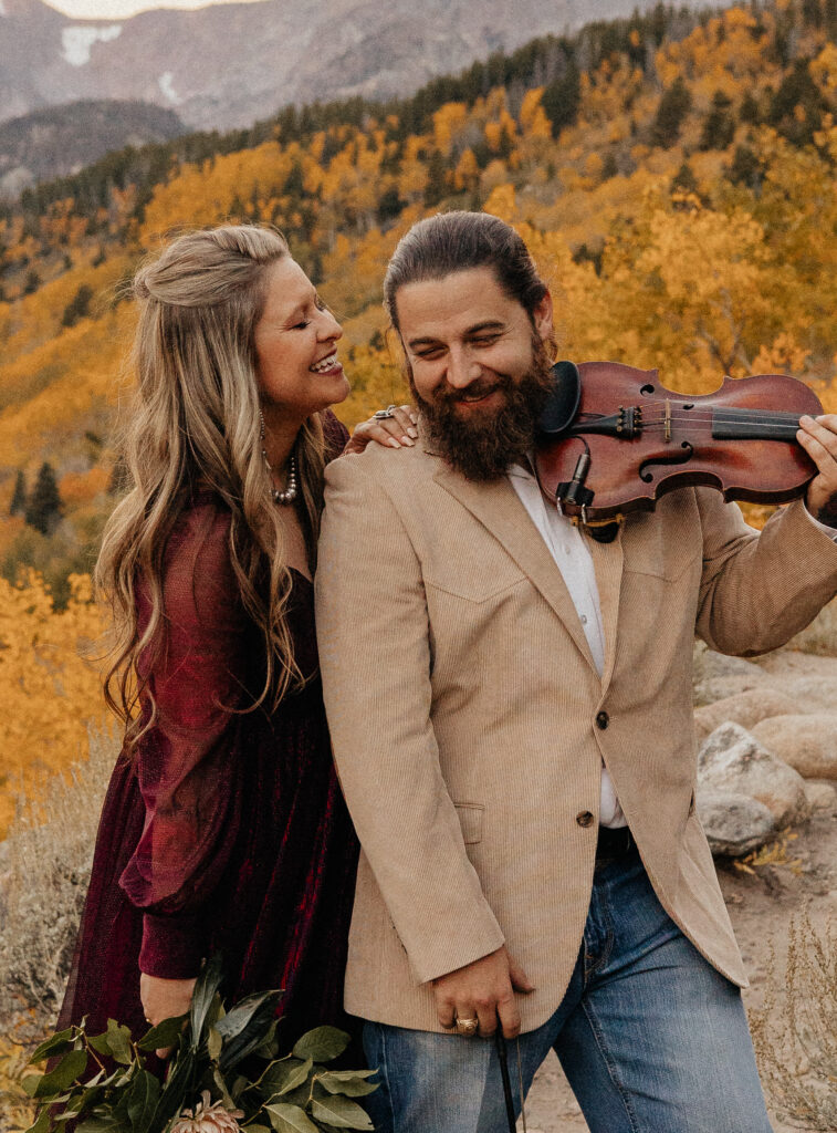 Fall elopement in Rocky Mountain National Park