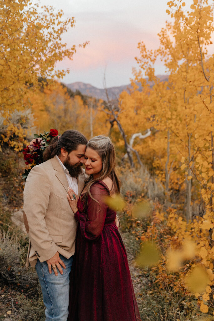 Fall elopement in Rocky Mountain National Park