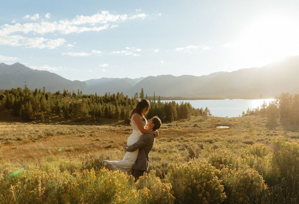 windy point campground wedding photos