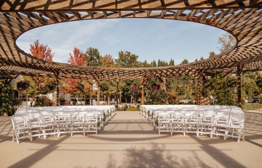 Brookeside Gardens Event Center ceremony