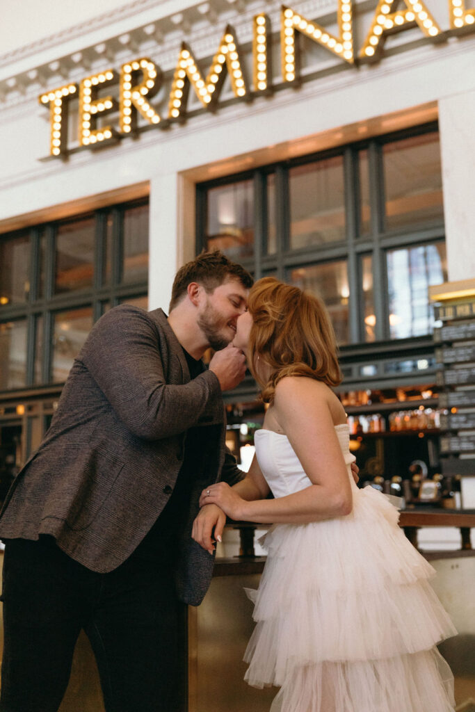 Romantic Union Station Engagement Session 