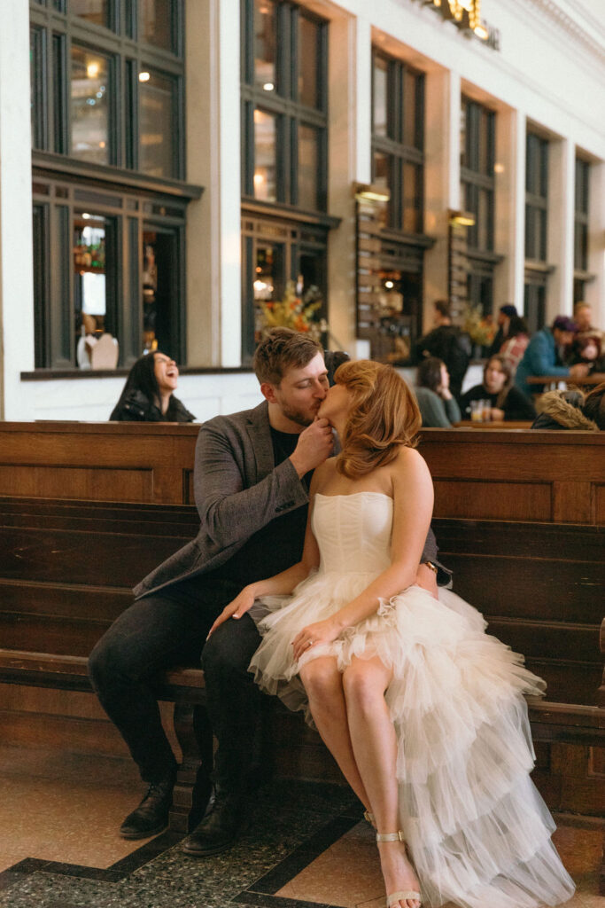 Romantic Union Station Engagement Session 