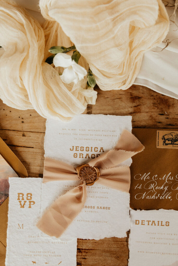 Western Wedding Invitation Suite 