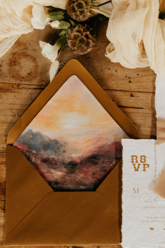 Western Wedding Invitation Suite 