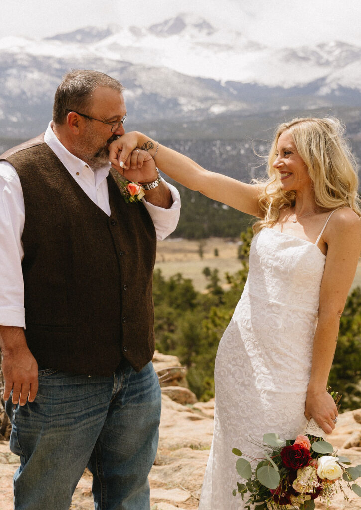 3M Curve Wedding Photos in Rocky Mountain National Park 