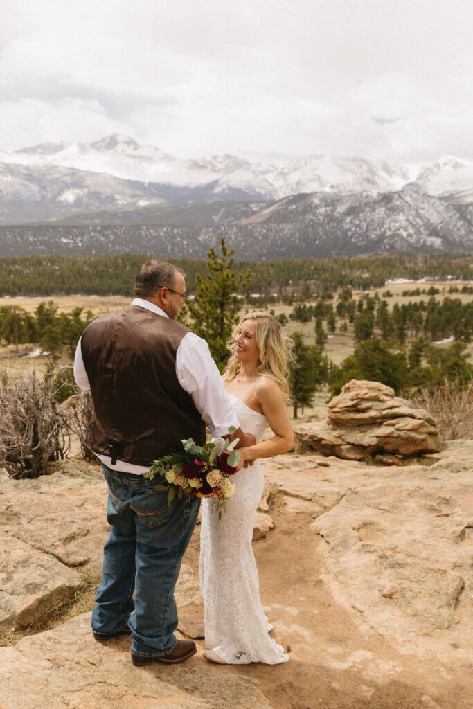 3M Curve Wedding Photos in Rocky Mountain National Park 