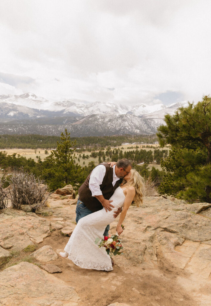 3M Curve Wedding Photos in Rocky Mountain National Park 