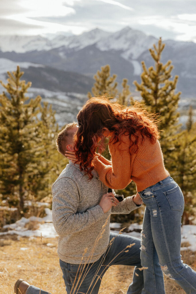 surprise proposal at sapphire point overlook 