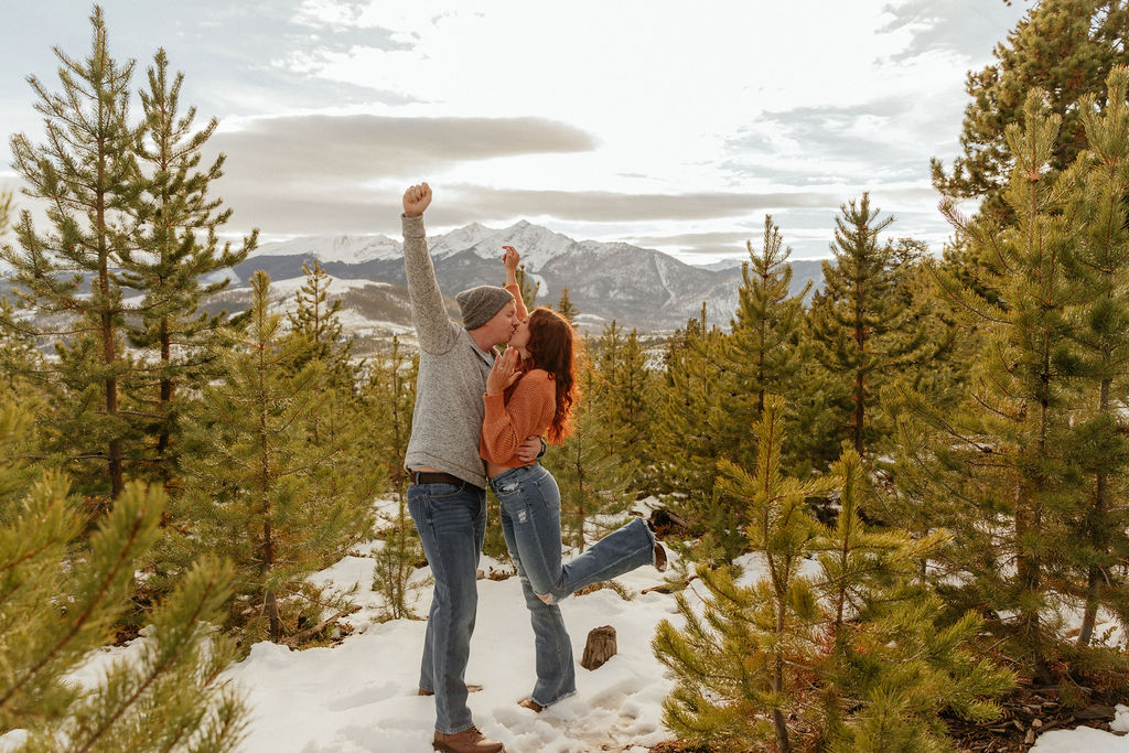 surprise proposal at sapphire point overlook 