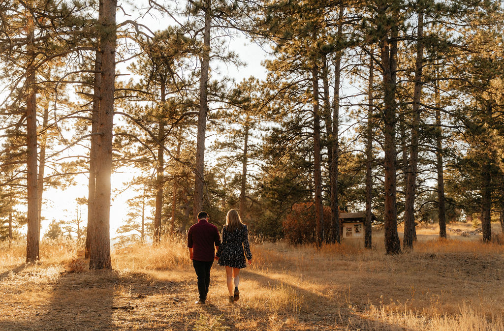 Colorado mountain engagement photos near Denver 