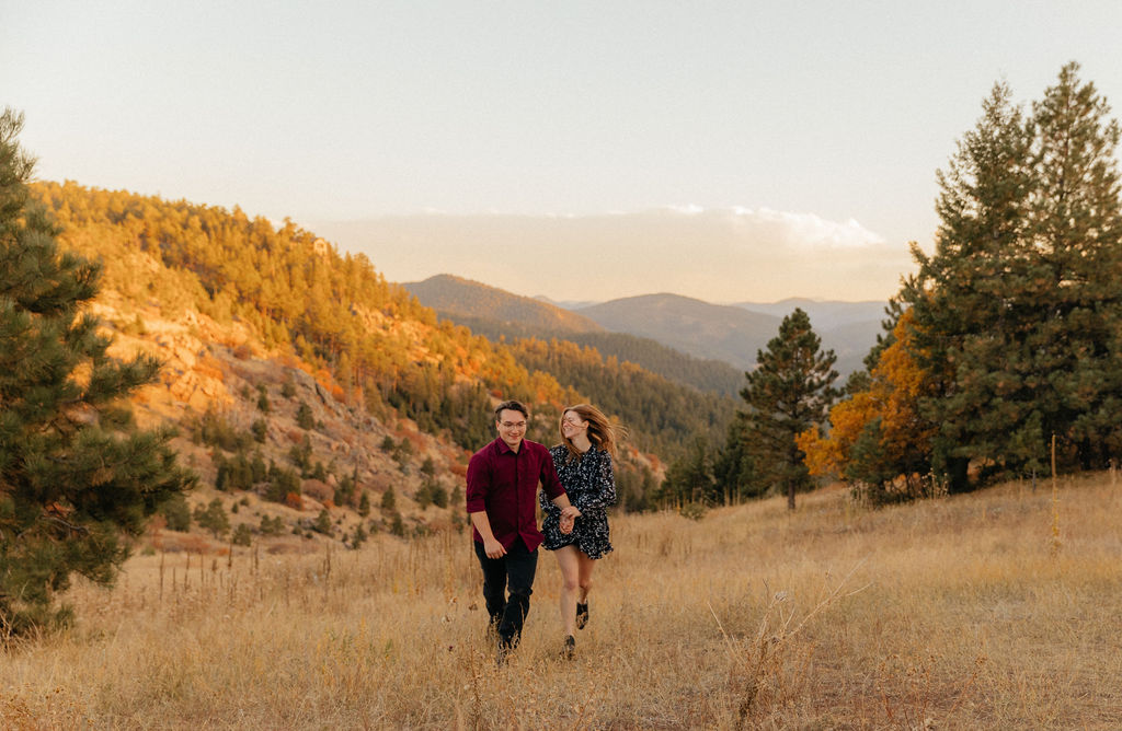 Mount Falcon Engagement Photos Colorado Wedding Photographer Mrs Ferree Photography