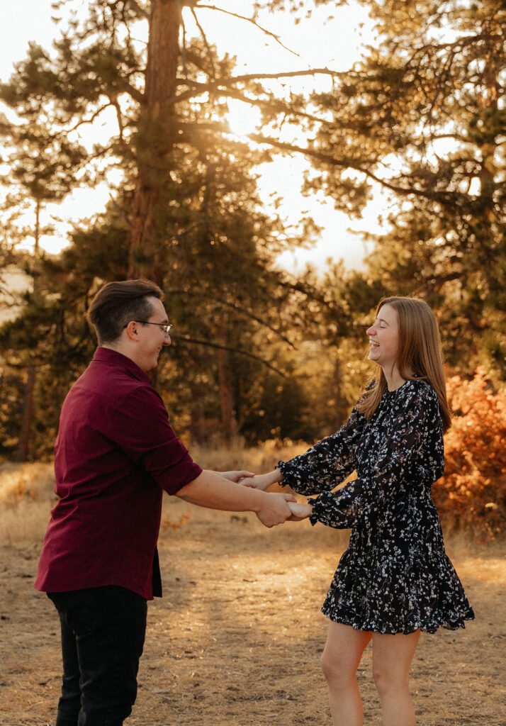 Colorado mountain engagement photos near Denver 