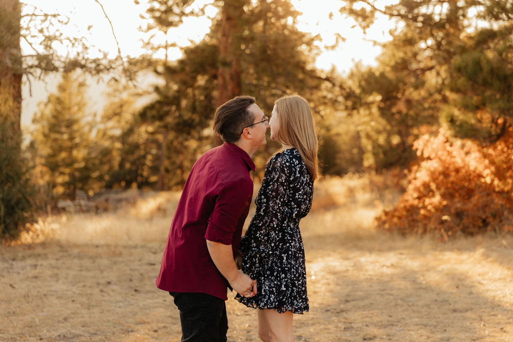 Colorado mountain engagement photos near Denver 