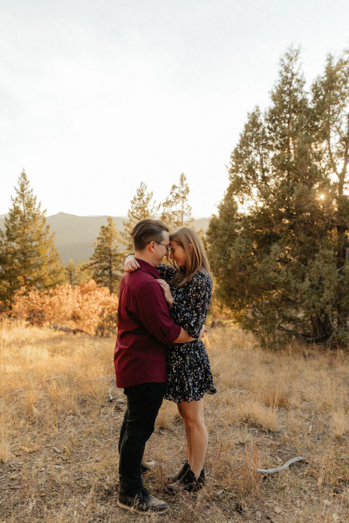 Colorado mountain engagement photos near Denver 