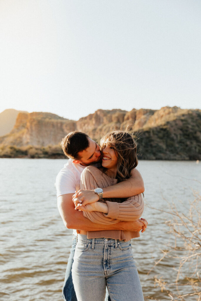 Best engagement session locations in Phoenix Saguaro Lake