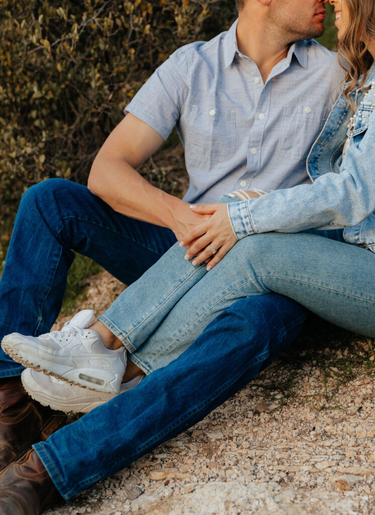 Saguaro Lake Engagement Photos