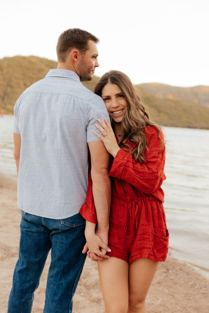 Saguaro Lake engagement photos