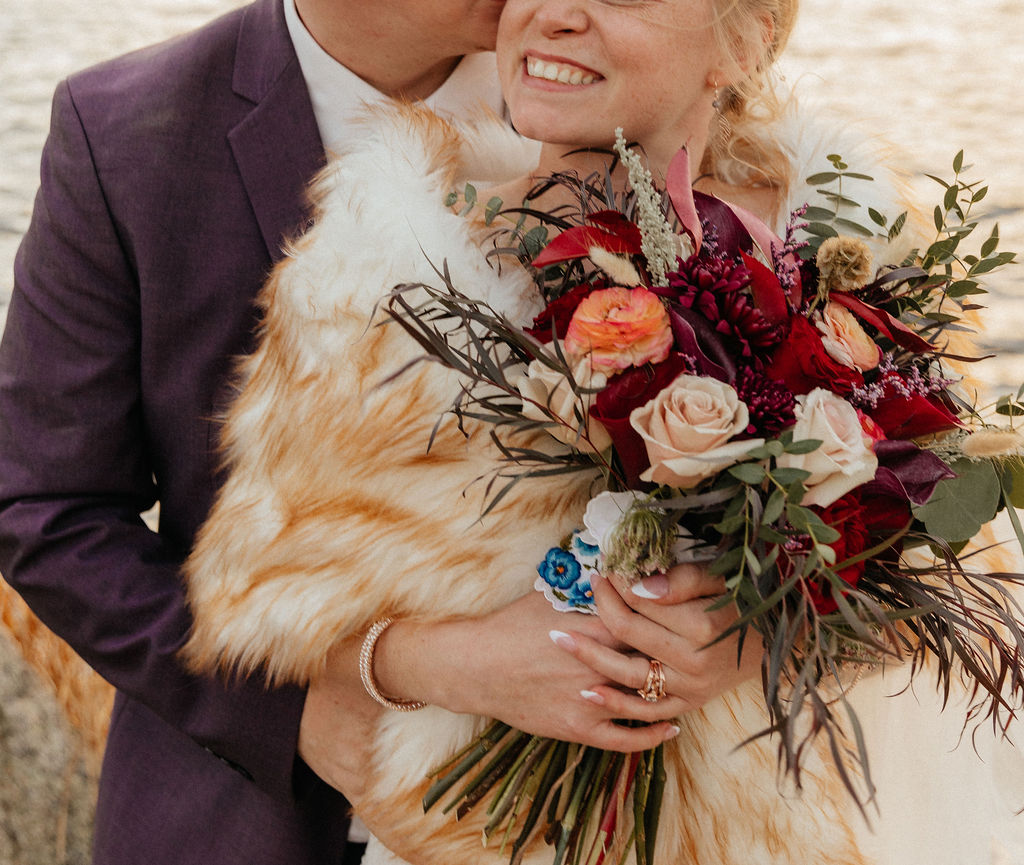 fall wedding photos in RMNP 