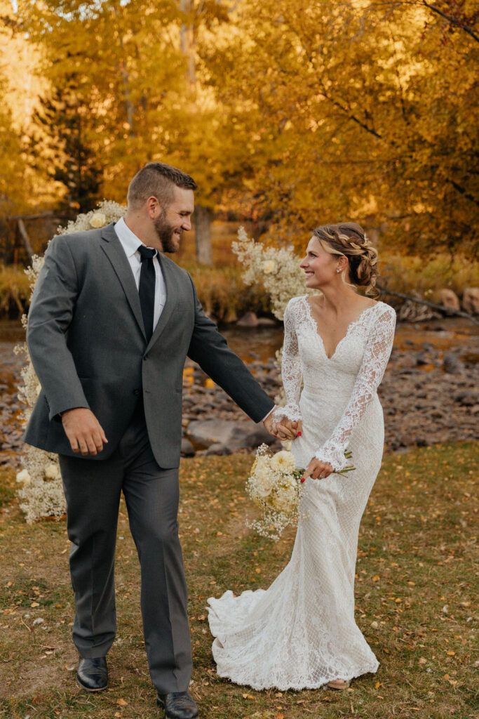 gorgeous fall wedding photos in estes park, colorado 