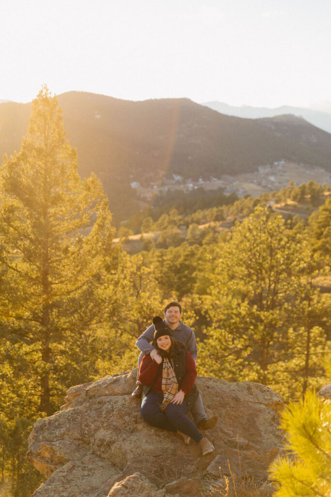 fall surprise proposal photos in colorado