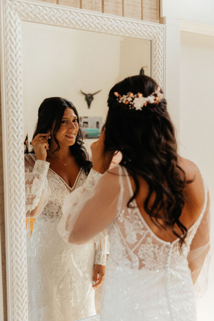 bride getting ready photos