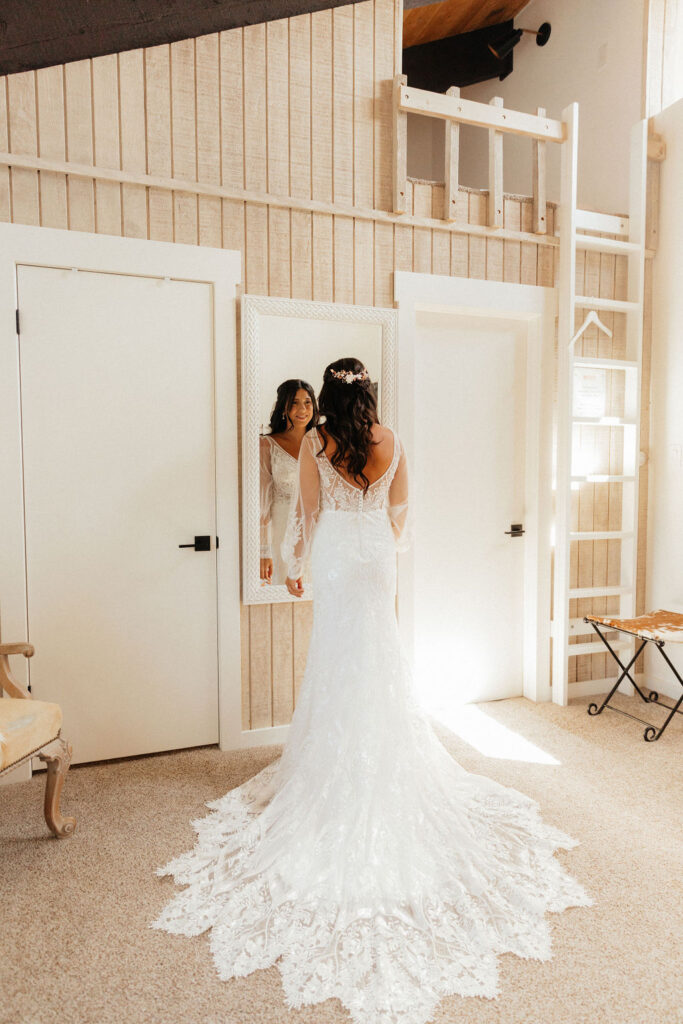 bride getting ready photos